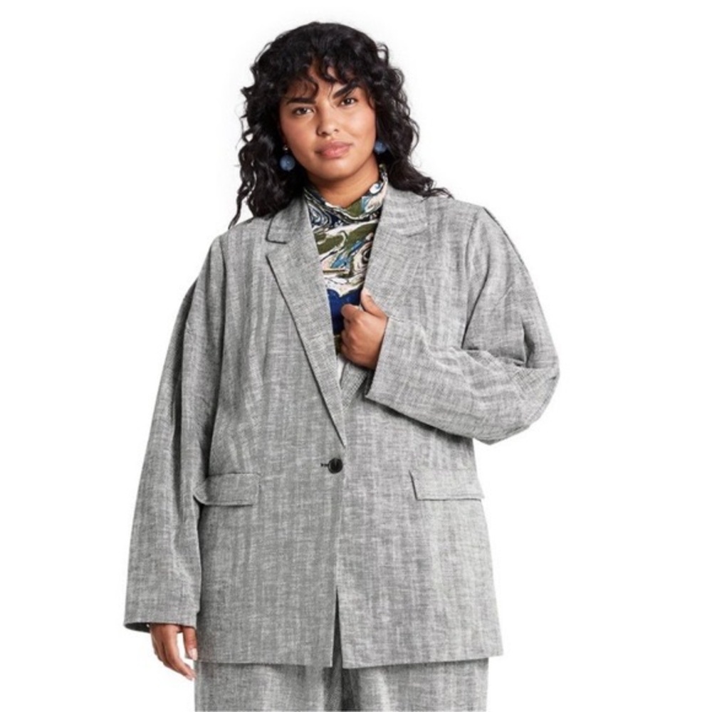Rachel Comey Target Oversized Tweed‎ Blazer Size XL